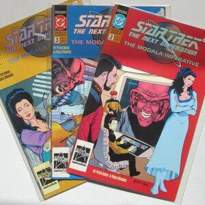 3 Star Trek the Next Generation, comic books, Issues 2, 3, 4, Vintage , DC